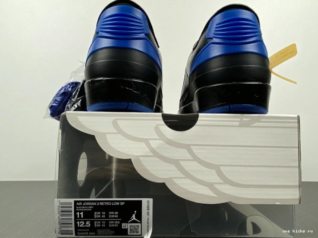 Rep Onekick Off-White 2 DJ4375-004 Blue Jordan Low Black SP Retro 0529